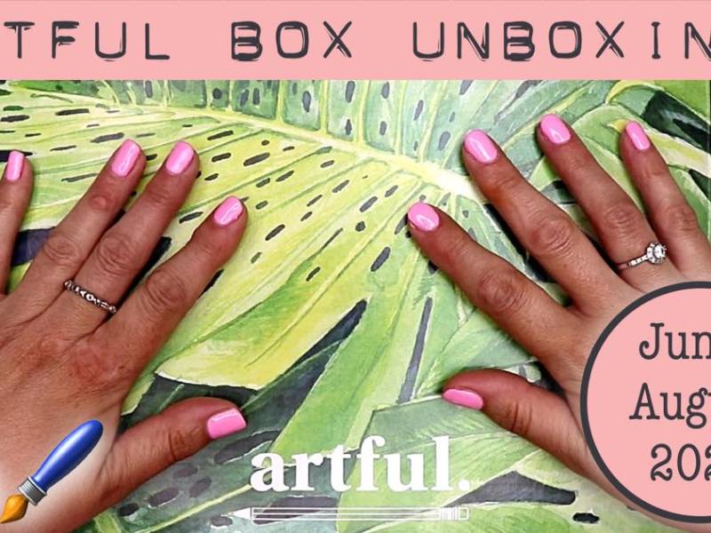 ARTFUL BOX UNBOXING | June – August 2021 | Watercolour | Art Supplies | Ohh Deer |&nbsp;📦🎨🖌